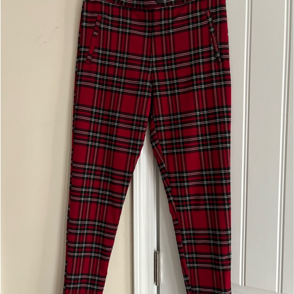 Zara plaid pants
